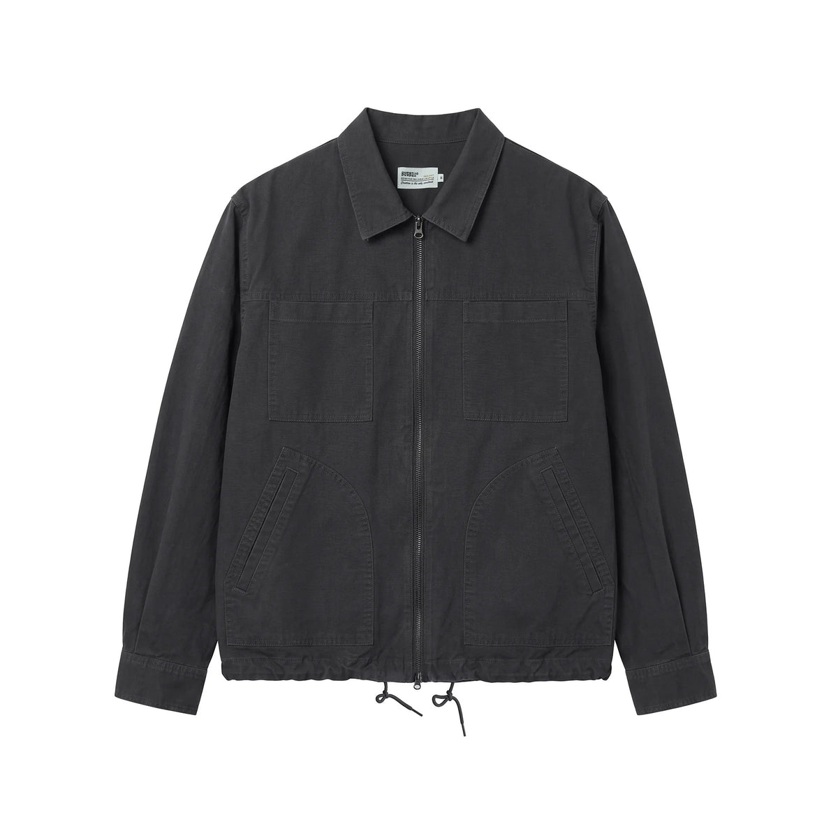 BUTTBILL Effortless Enzyme-Washed Utility Shirt Jacket038