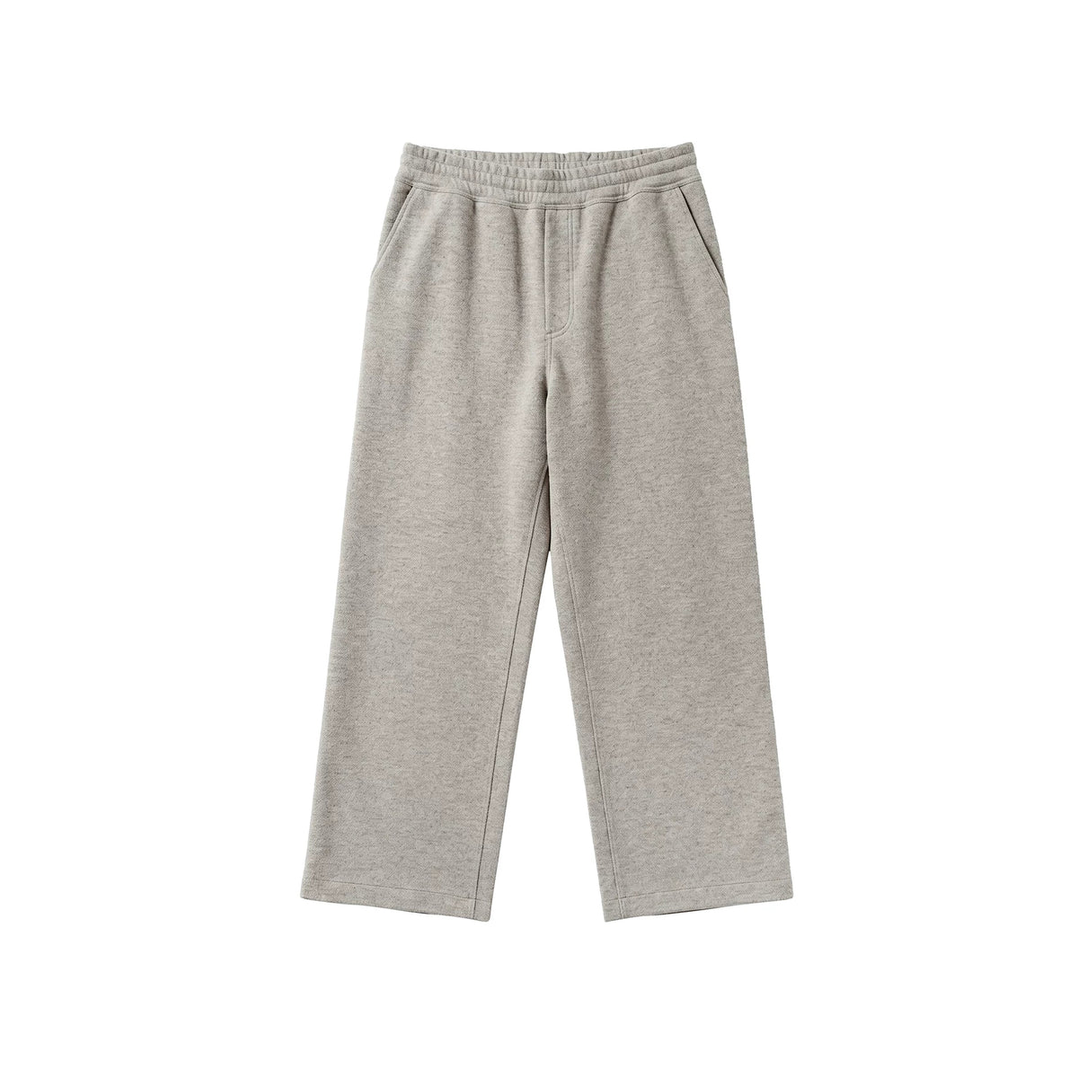 BUTTBILL Relaxed Straight-Leg Knit Pants – Soft Textured Wide-Leg Drawstring Trousers for Everyday Casual Wear#129