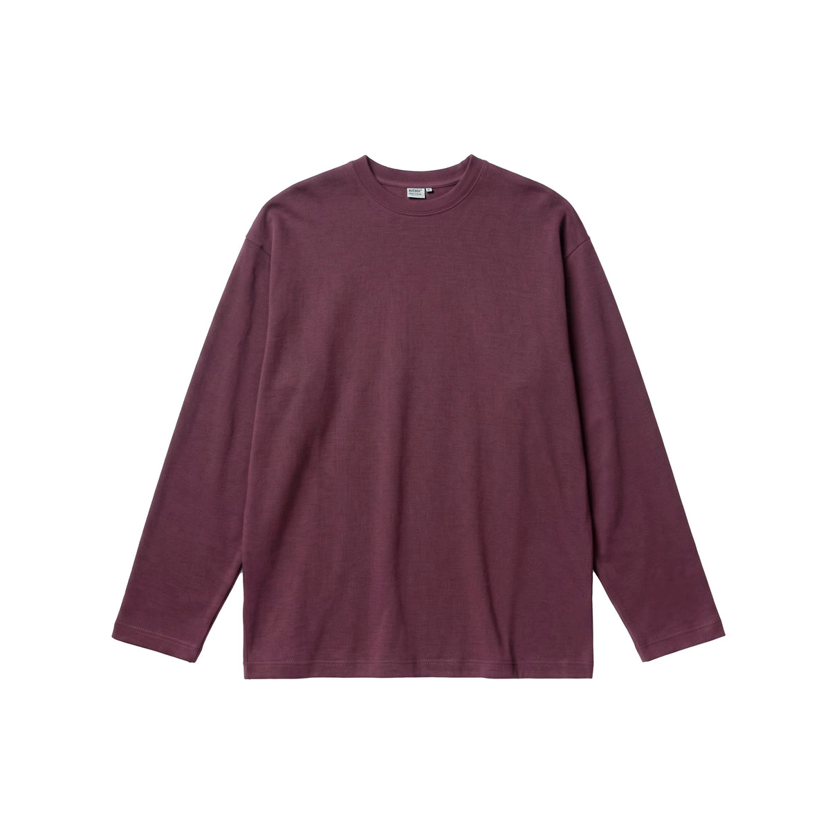 BUTTBILL Vintage Relaxed Textured Crewneck Knit Top – Soft Long Sleeve Unisex Sweater#119